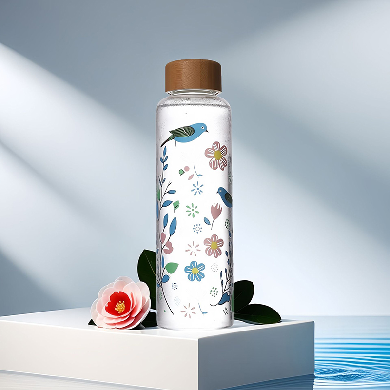 Custom Glass Water Bottle
